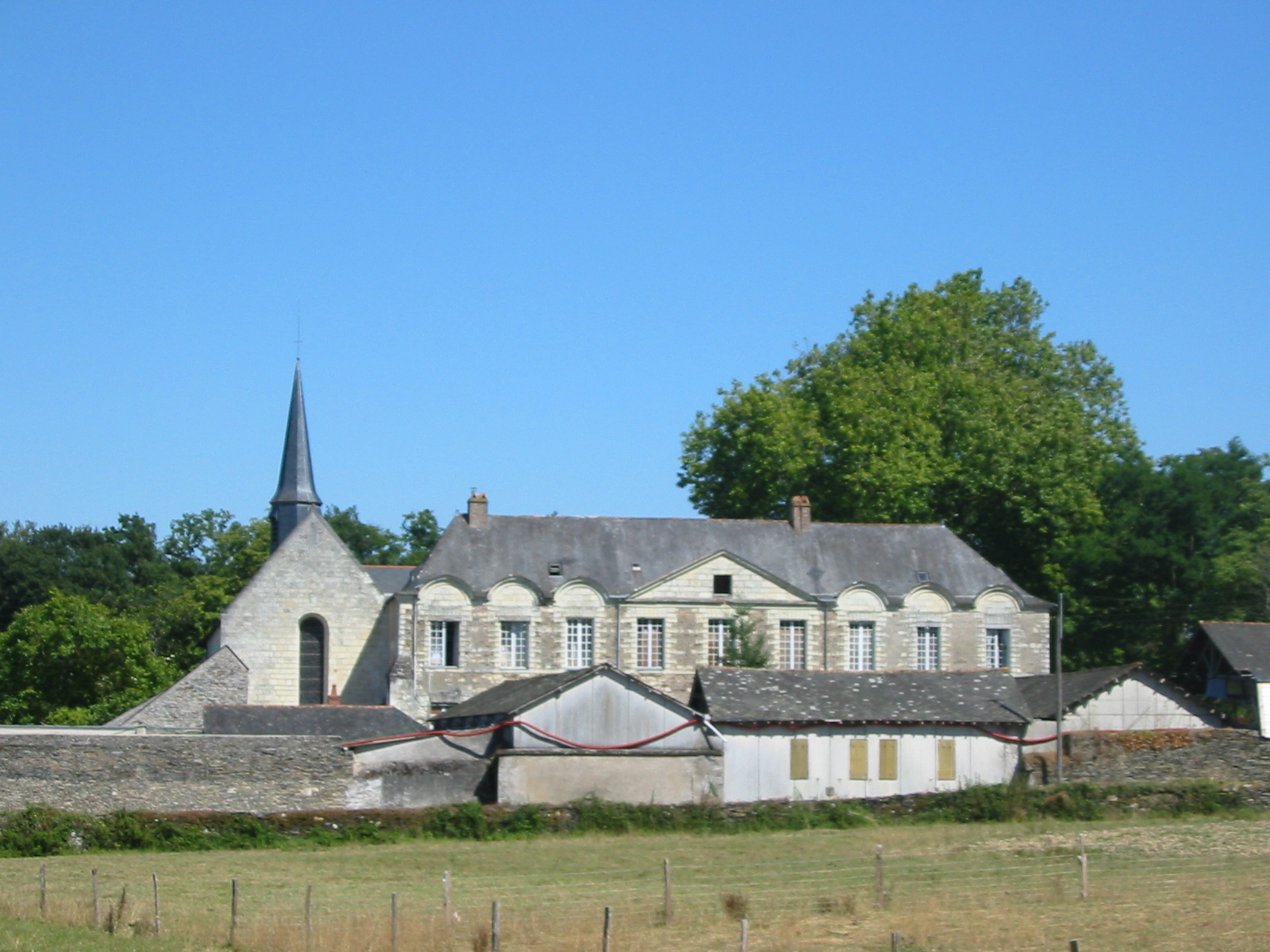 Facade of the monastery