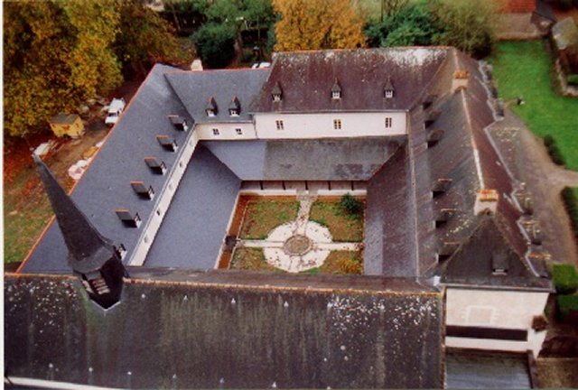 Monastery seen from above