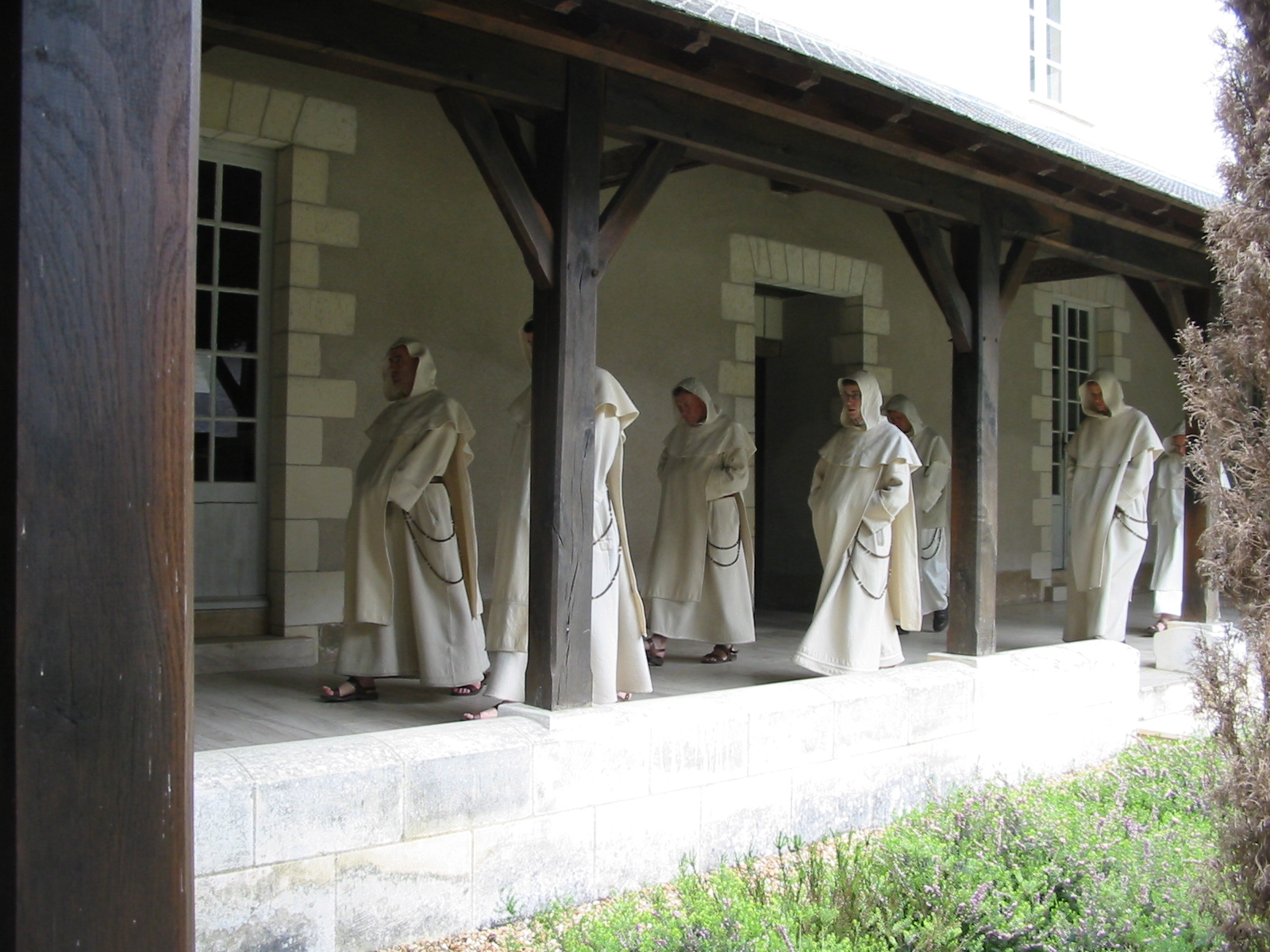 Procession in the cloister