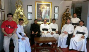 Fr Carlos Reyes, the secretary of the Episcopal Commission for Inter-religious Dialogue, visited on November 18 the priory in Manila in order to meet with Fr Nely, second assistant to Bishop Fellay, and also with the priests of the priory. They hoped to achieve this goal:  To develop cordial ties with this group, along the same lines as the September meeting held in the Vatican, and to reach full communion with the Church. Several canonical solutions were raised.